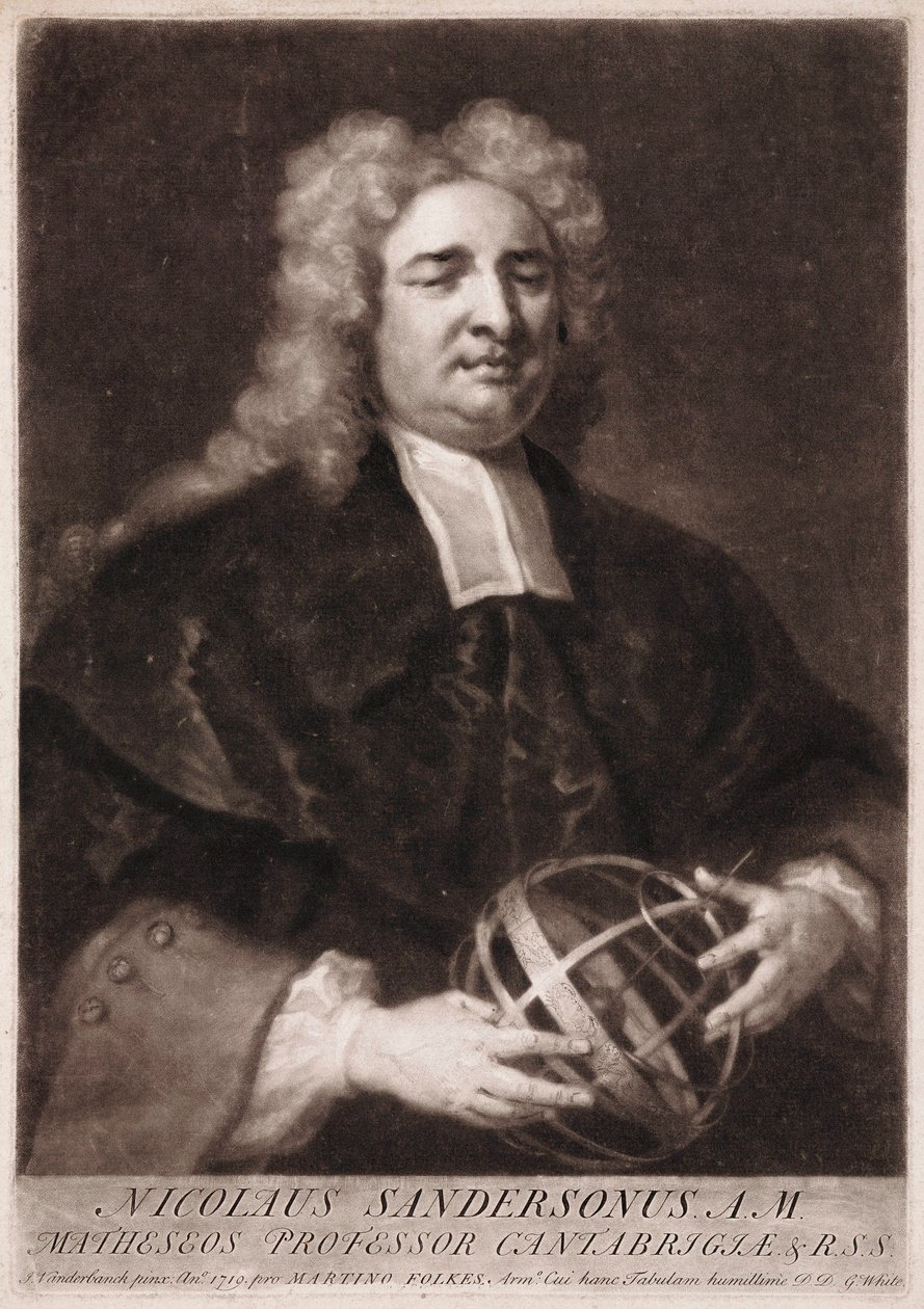 Nicholas Saunderson, English mathematician 作者 不明