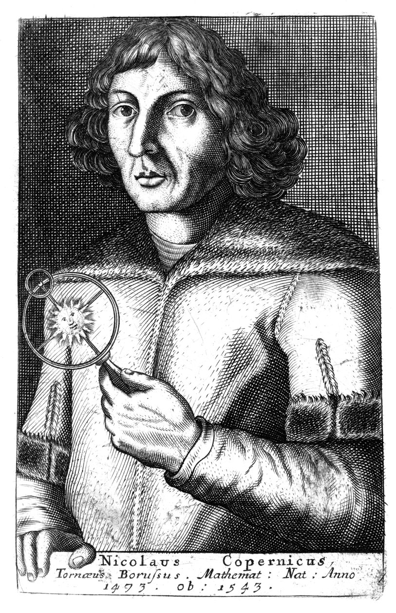 Nicolas Copernicus，波兰天文学家和数学家 作者 不明