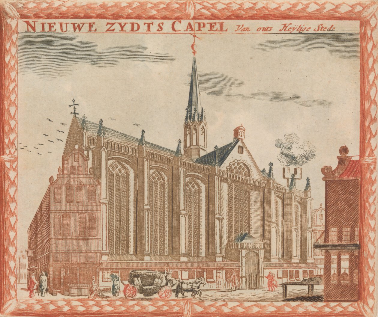 New Zydts Capel", in：Tooneel Der Voornaamste Nederlands Huizen, En Lust Hoven, Naar T ..., n.d. 作者 不明