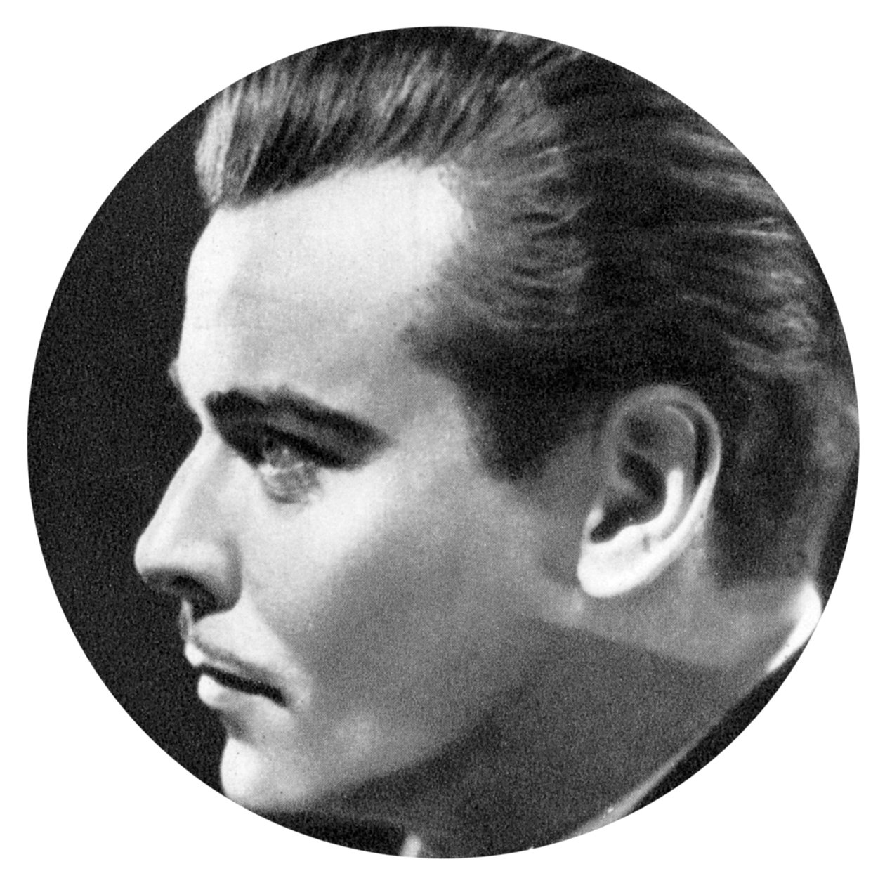 尼尔斯·阿瑟（Nils Asther），丹麦出生的瑞典舞台和电影演员，1934-1935年 作者 不明