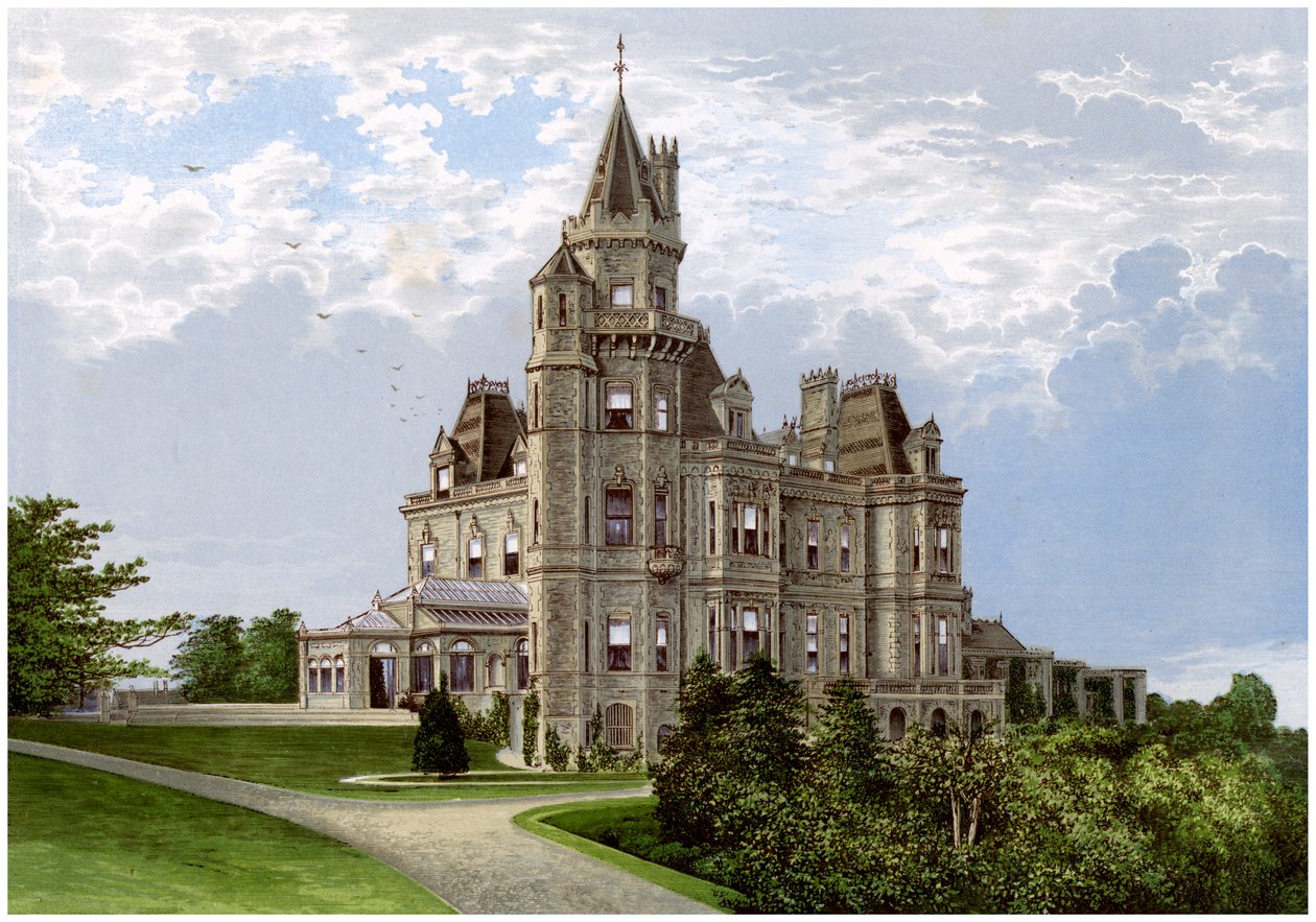 萨塞克斯郡诺曼赫斯特（Normanhurst），布拉塞家族（Brassey family）的住所，c1880年 作者 不明