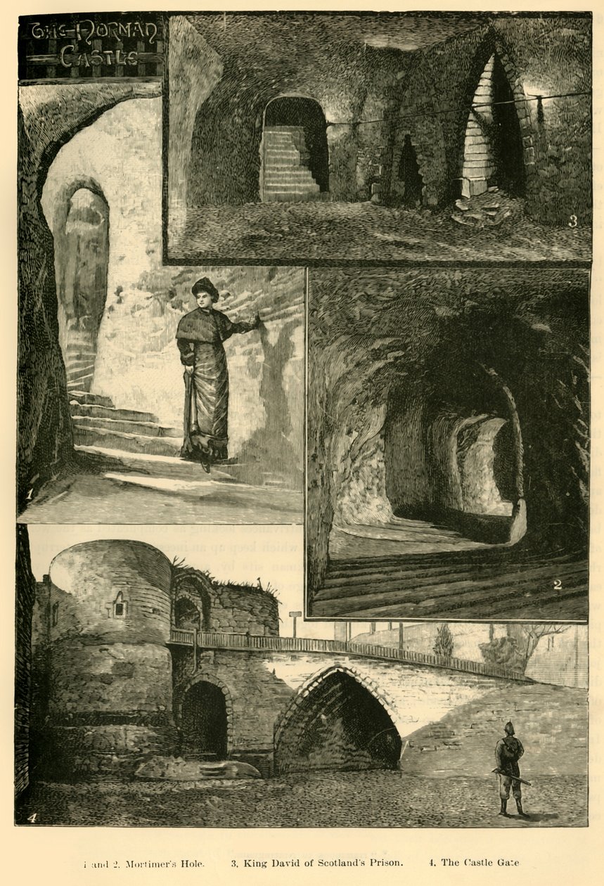 诺丁汉城堡，1898年。 作者 不明