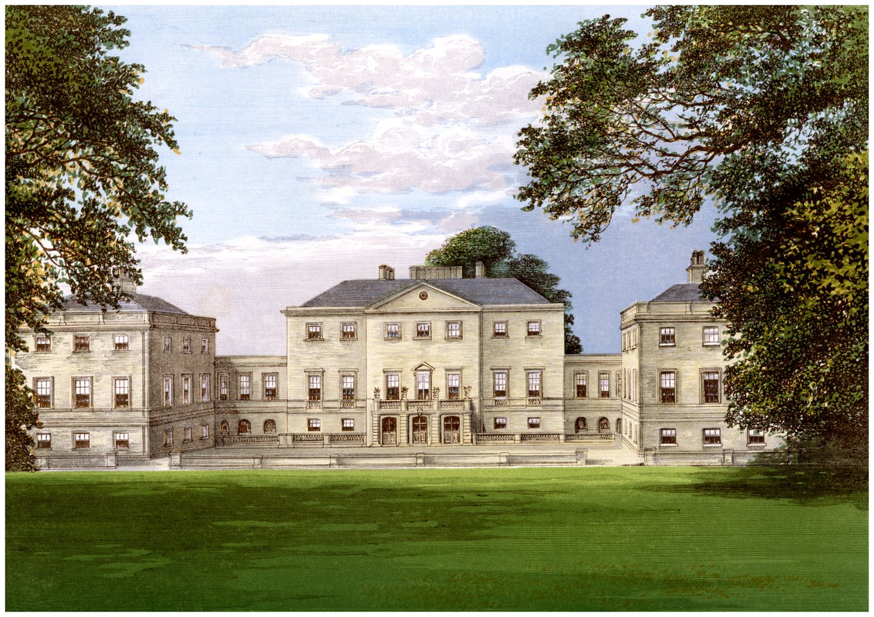 牛津郡Nuneham公园，Harcourt家族的住所，c1880 作者 不明
