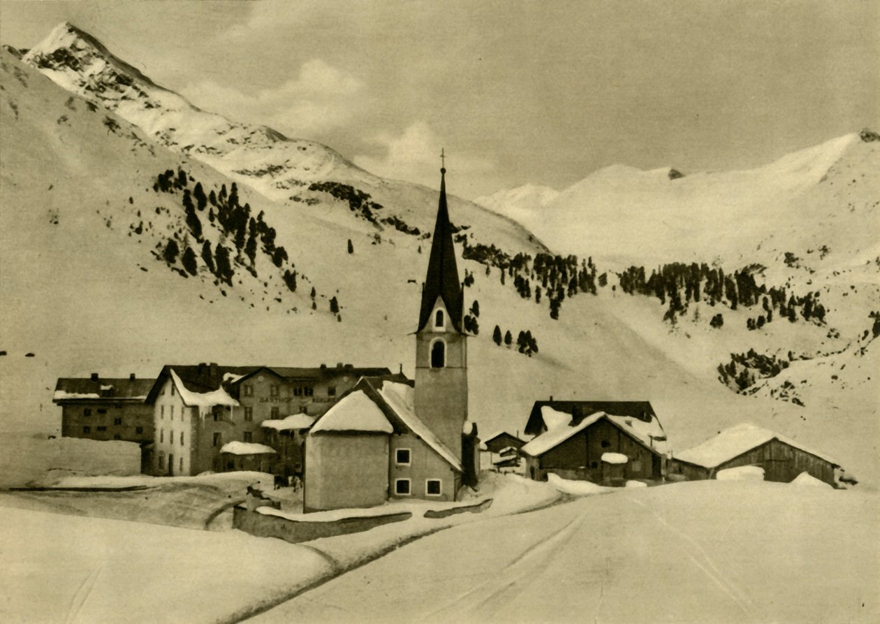 Obergurgl，蒂罗尔州，奥地利，c1935年。 作者 不明