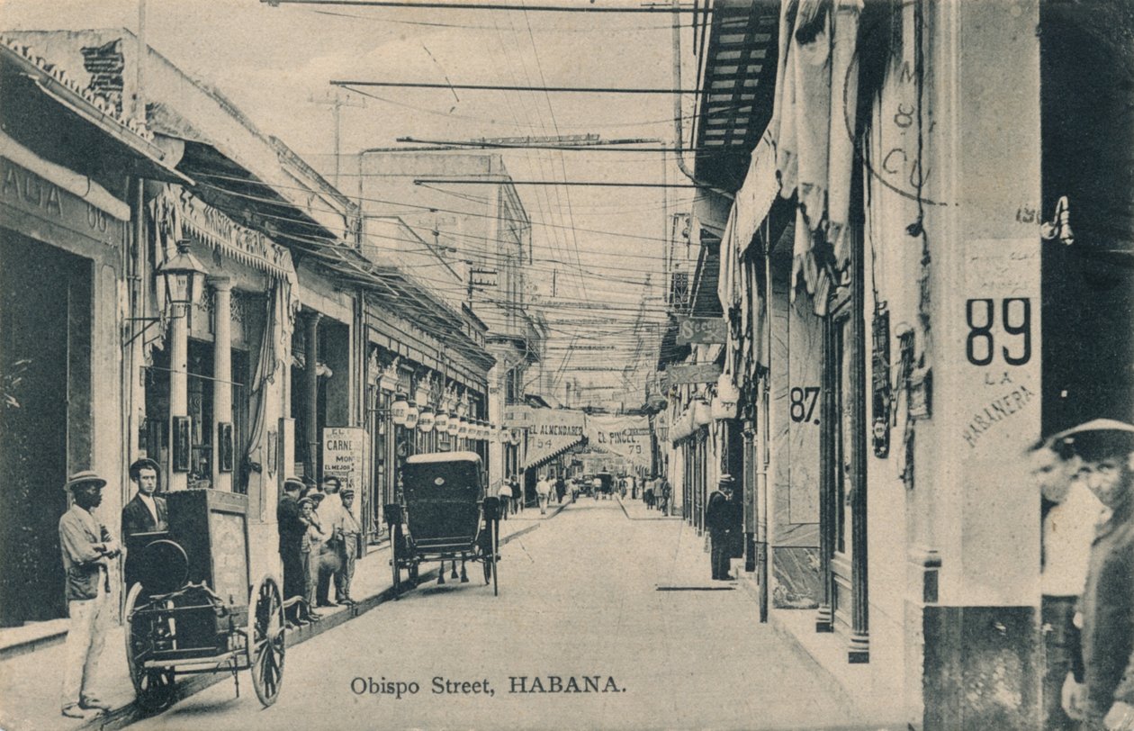 主教街，哈瓦那，c1910 作者 不明