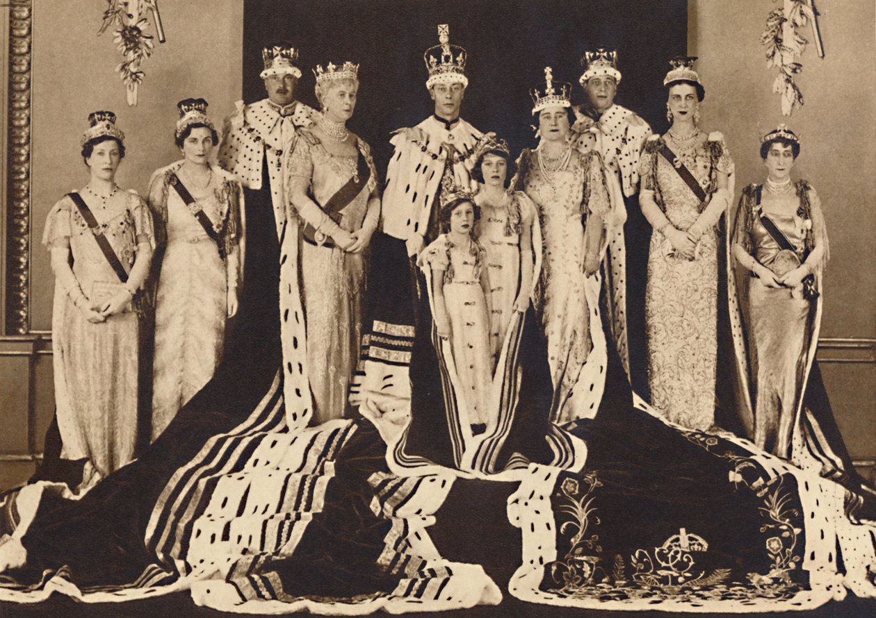 官方加冕小组，1937年 作者 不明