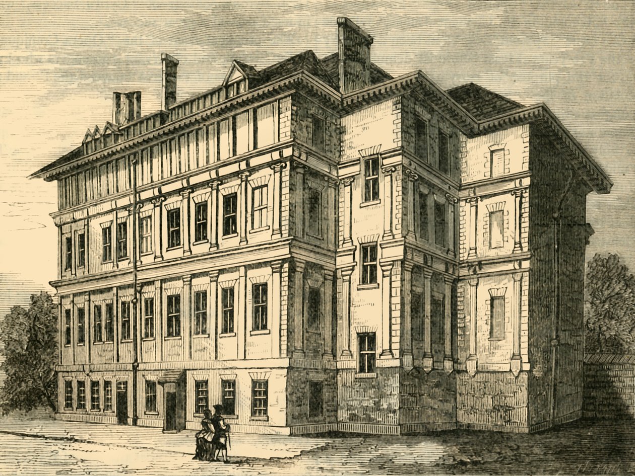 克拉温故居，1800，1881年。 作者 不明