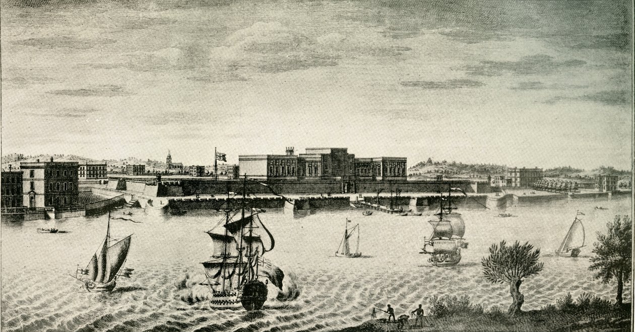 1925年，威廉河上的威廉老堡，1754年。 作者 不明
