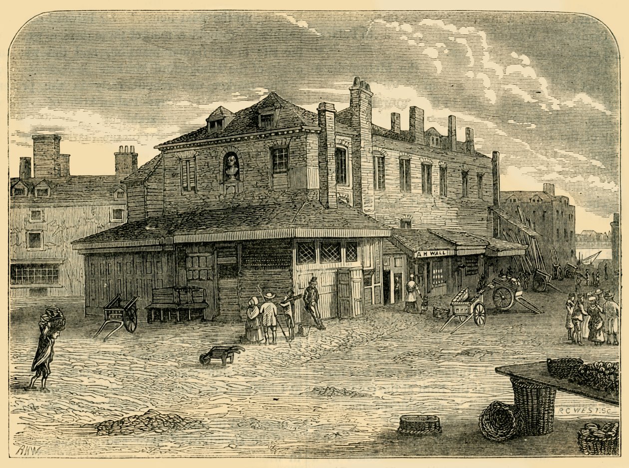 老亨格福德市场，1881年。 作者 不明