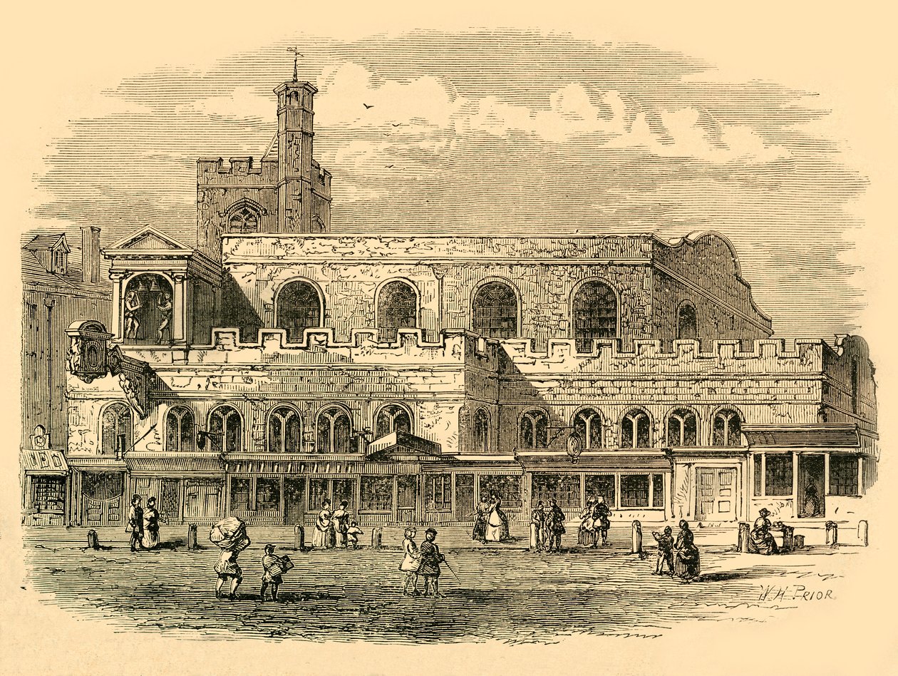 老圣邓斯坦斯教堂，1814年，1897年。 作者 不明