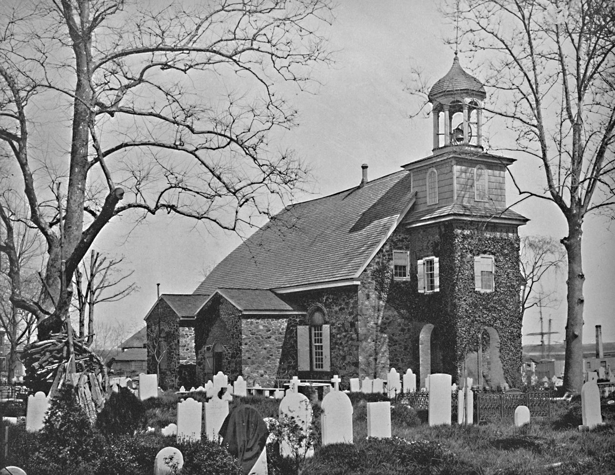 瑞典老教堂，威尔明顿，德尔，约建于1897年。 作者 不明