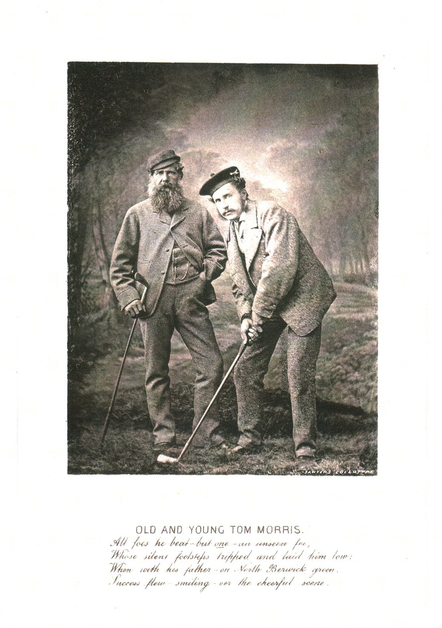 汤姆·莫里斯（Tom Morris）老与年轻，c1870年 作者 不明