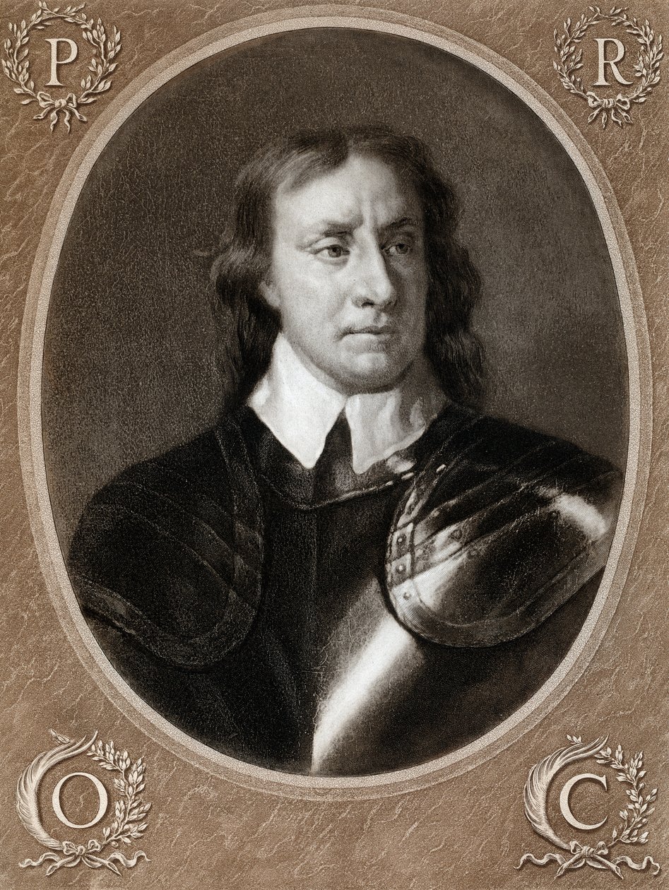 奥利弗·克伦威尔（Oliver Cromwell），1599-1658年，英国军事领导人和政治家，1657年，1899年 作者 不明