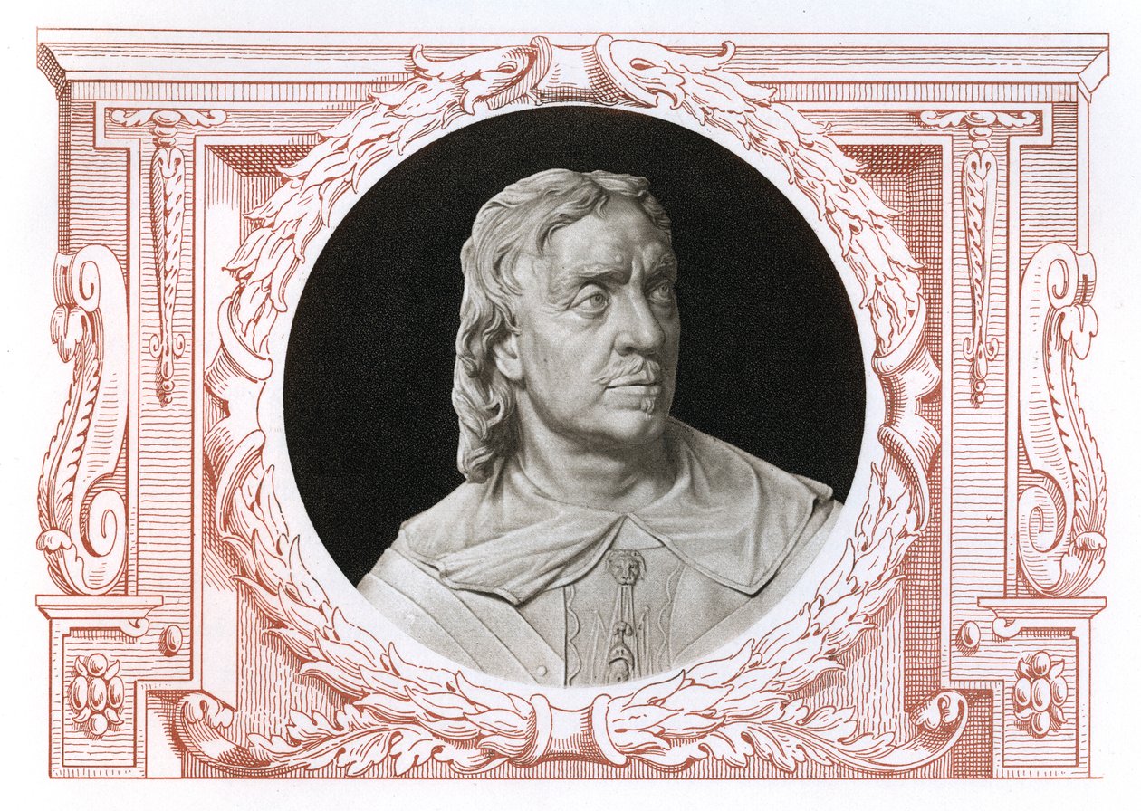 奥利弗·克伦威尔（Oliver Cromwell），1599-1658年，英国军事领导人和政治家，1899年 作者 不明