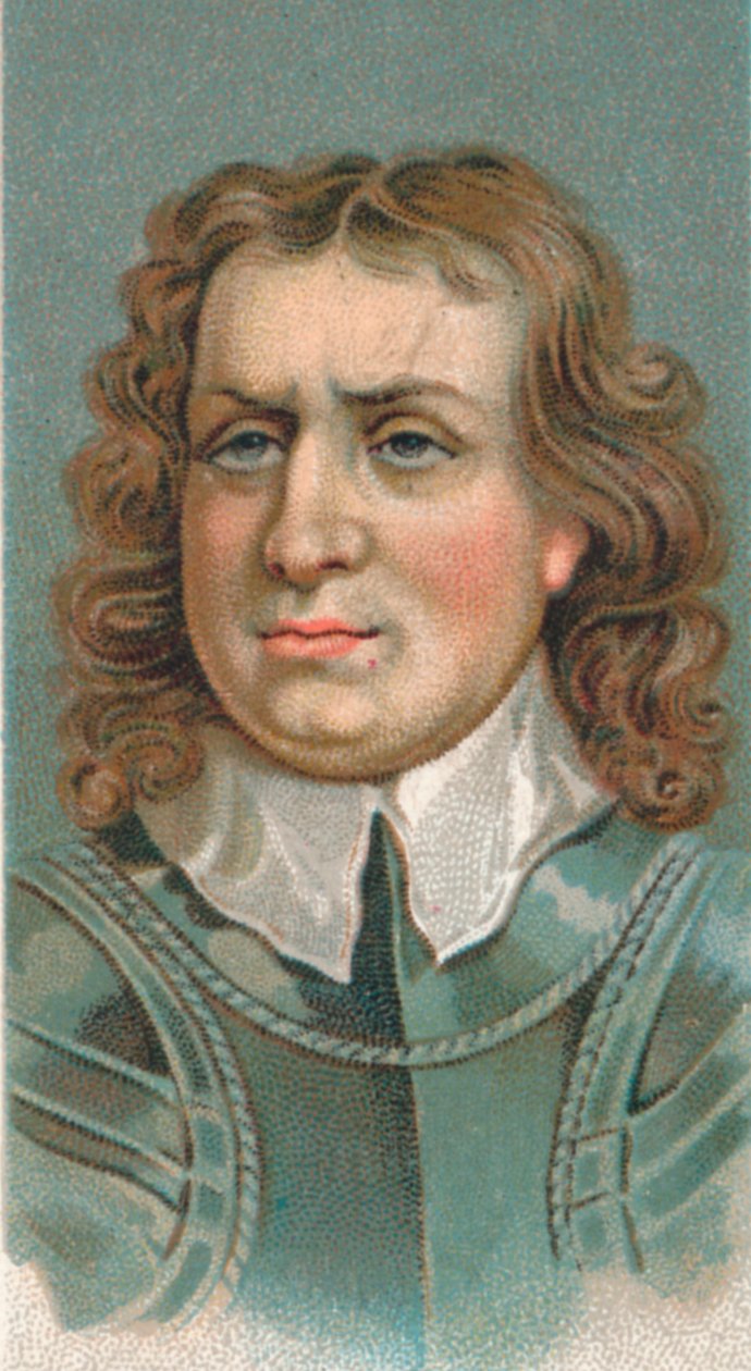 奥利弗·克伦威尔（Oliver Cromwell），1599-1658年，英国军事领导人和政治家，1924年 作者 不明