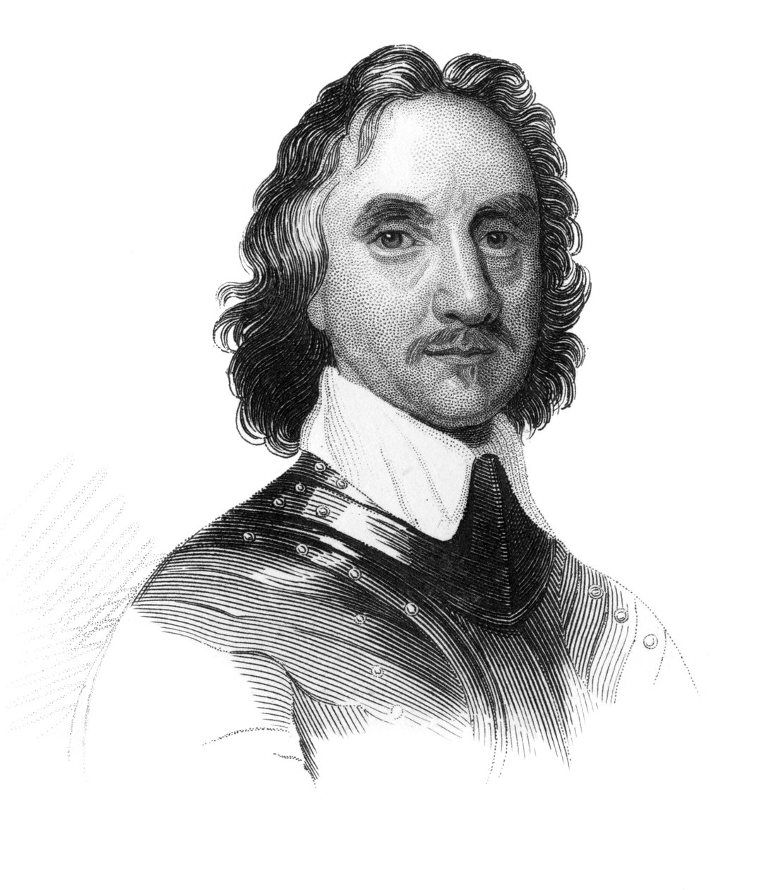 奥利弗·克伦威尔（Oliver Cromwell），17世纪英国士兵兼政治家，c1850年 作者 不明