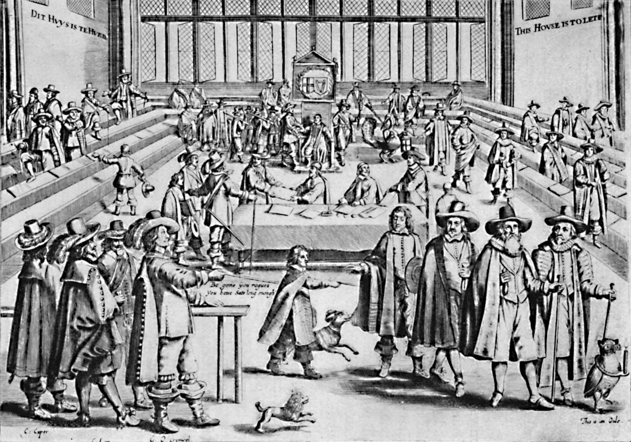 奥利弗·克伦威尔（Oliver Cromwell）解散长议会，1653年，1903年 作者 不明