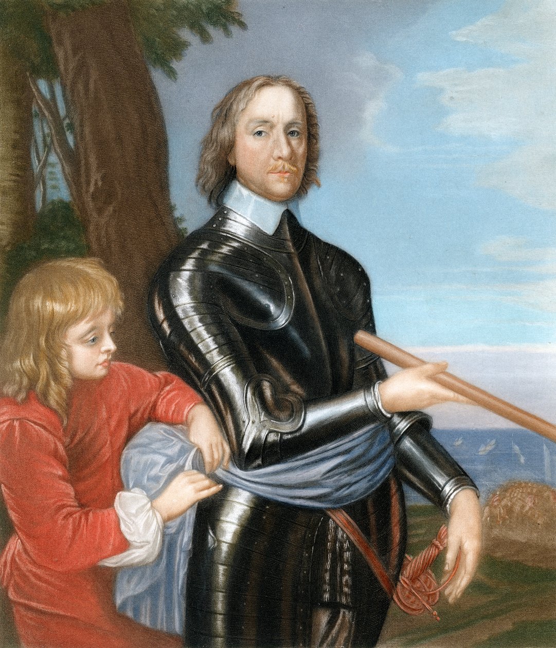 奥利弗·克伦威尔（Oliver Cromwell），英国军事领导人和政治家，1649年，1899年 作者 不明