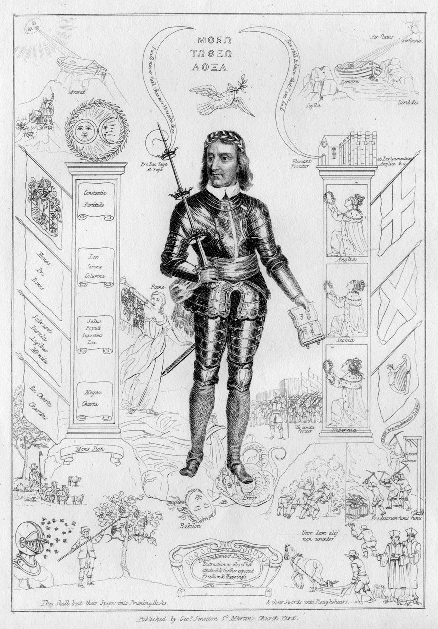 奥利弗·克伦威尔（Oliver Cromwell）饰基督，c1650年代 作者 不明