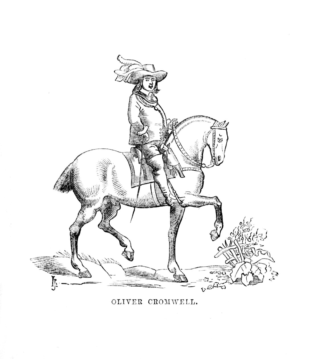 奥利弗·克伦威尔（Oliver Cromwell），c1870 作者 不明