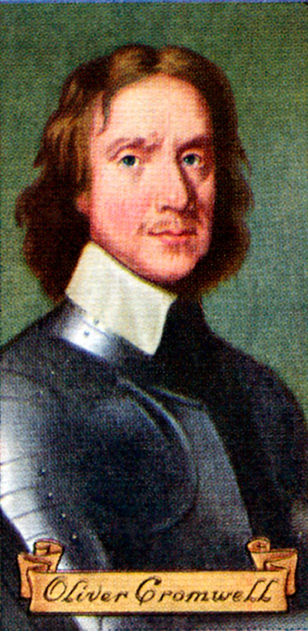 奥利弗·克伦威尔（Oliver Cromwell），摘自一系列香烟卡，1935年 作者 不明