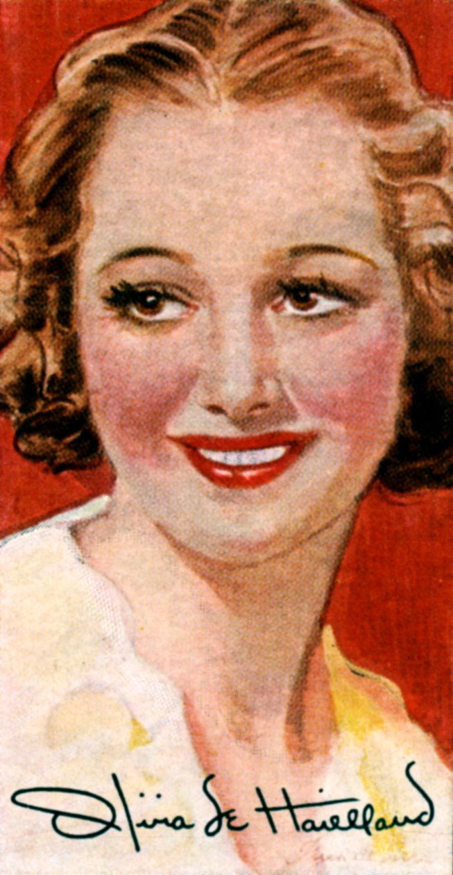 奥利维亚·德·哈维兰（Olivia de Havilland），1916年-日本出生的美国电影女演员，二十世纪 作者 不明
