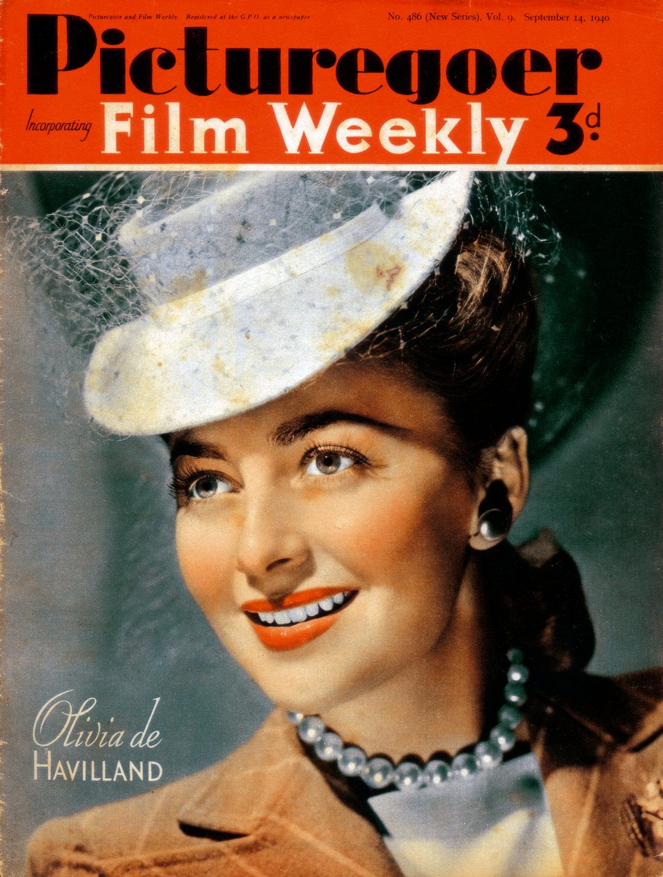 奥利维亚·德·哈维兰（Olivia de Havilland）b1916，美国女演员，1940年 作者 不明