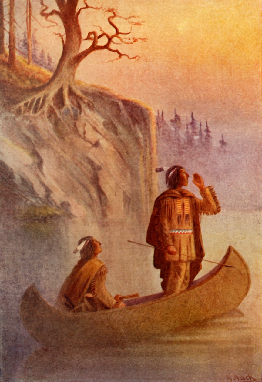 湖上》，1914年。 作者 不明