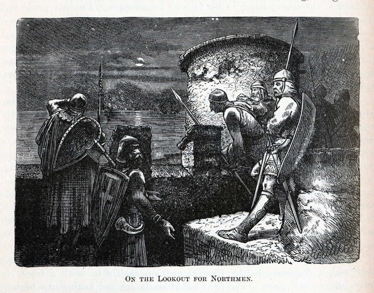 在对诺斯曼的监视中，1882年 作者 不明