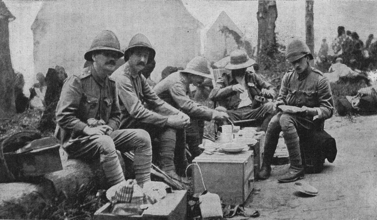 3月，前往库玛西：1902年晚餐停止 作者 不明
