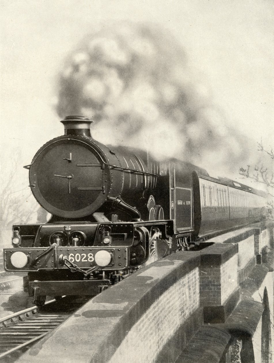 在康沃尔里维拉有限公司的路线上。大西线快车，1935-36年 作者 不明