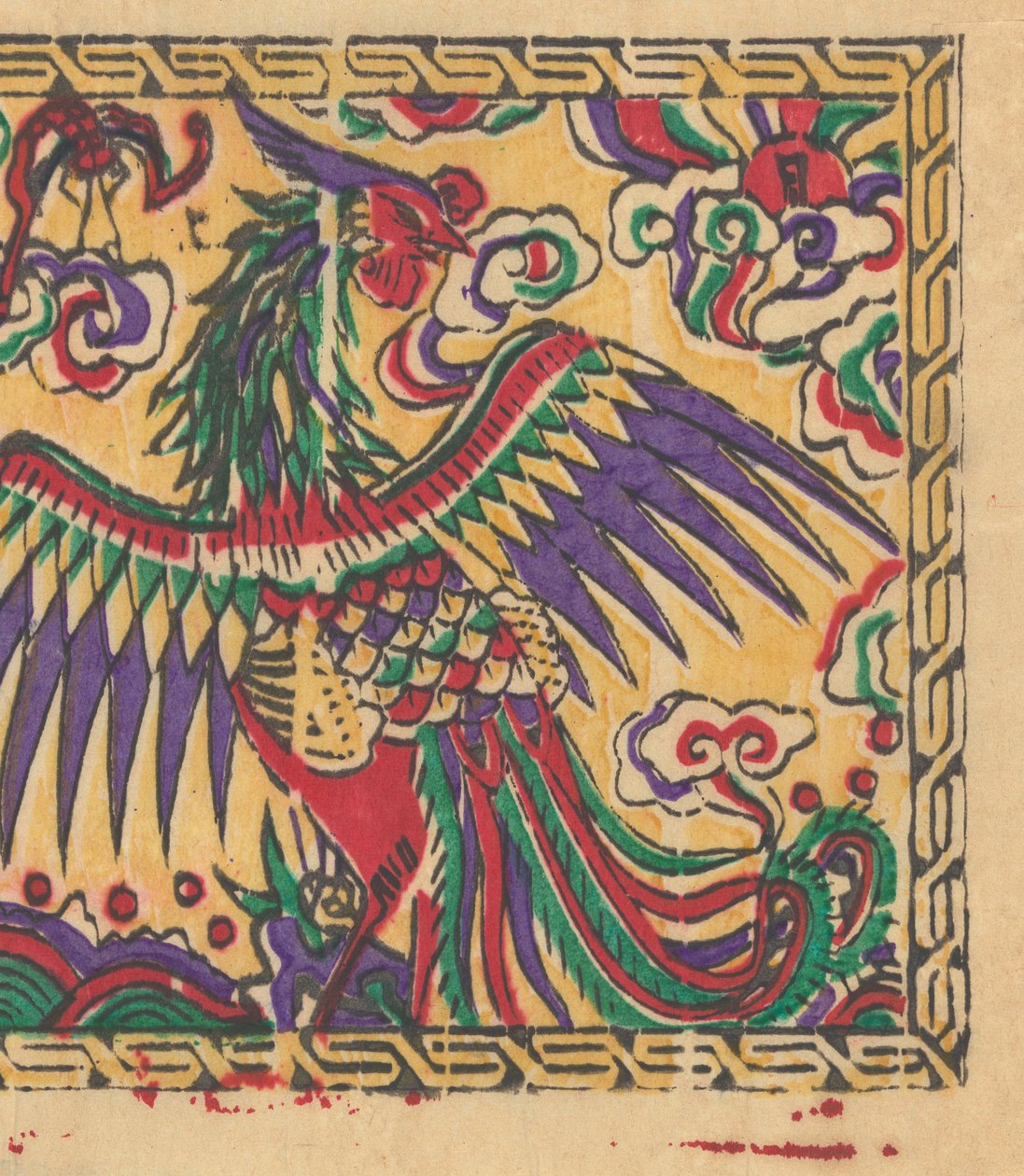 一百三十五幅木版画，包括新年图画nianh...，19-20世纪。 作者 不明