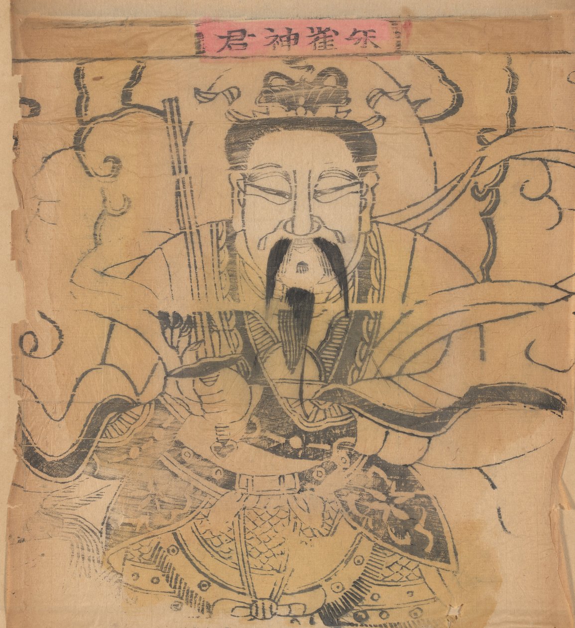 一百三十五幅木版画，包括新年图画nianh...，19-20世纪。 作者 不明