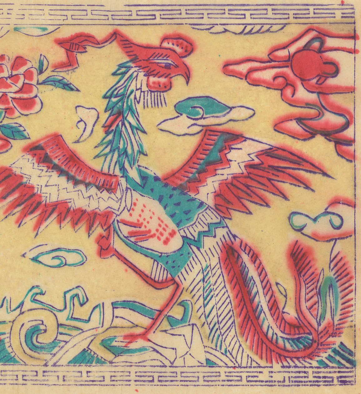 一百三十五幅木版画，包括新年图画nianh...，19-20世纪。 作者 不明