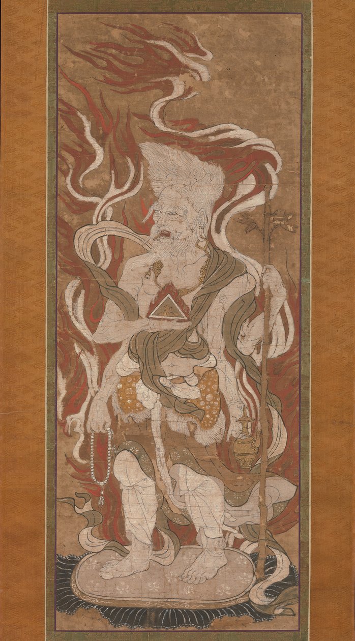十二位天神之一：加藤，十四世纪。 作者 不明