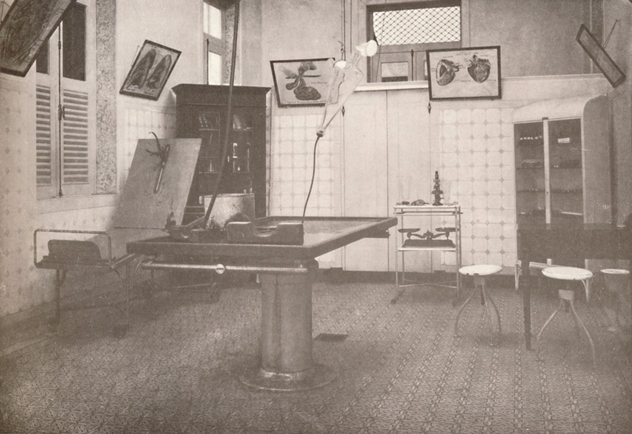 法医服务室，1914年 作者 不明