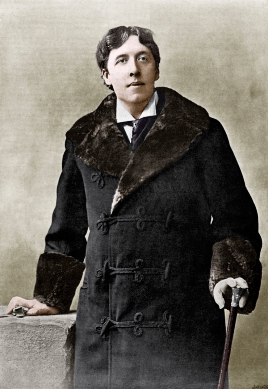 奥斯卡·威尔德（Oscar WiIde），爱尔兰作家，机智和编剧，摄于1890年 作者 不明