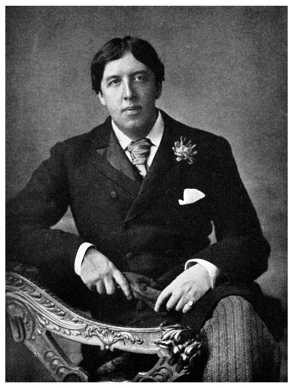 奥斯卡·王尔德（Oscar Wilde），爱尔兰裔编剧和机智，c1891年，1956年 作者 不明