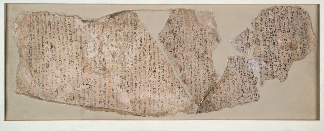 象形文字铭文，第十九王朝，约公元前1292-约公元前1190年 作者 不明