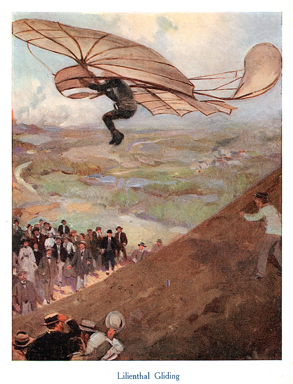 奥托·利林塔尔（Otto Lilienthal），德国宇航员，二十世纪初 作者 不明