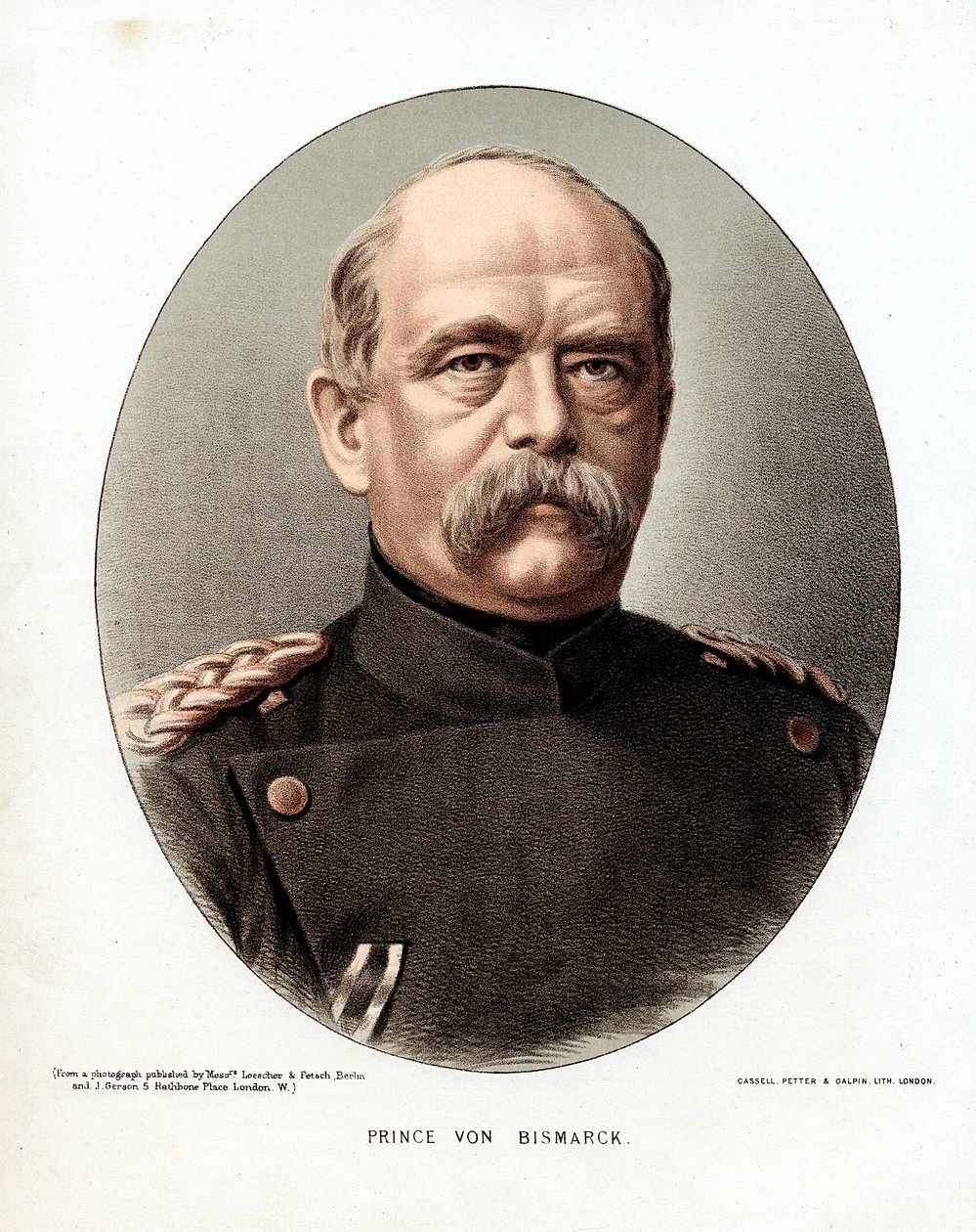 奥托·冯·s斯麦（Otto von Bismarck），德国政治家，c1880年 作者 不明