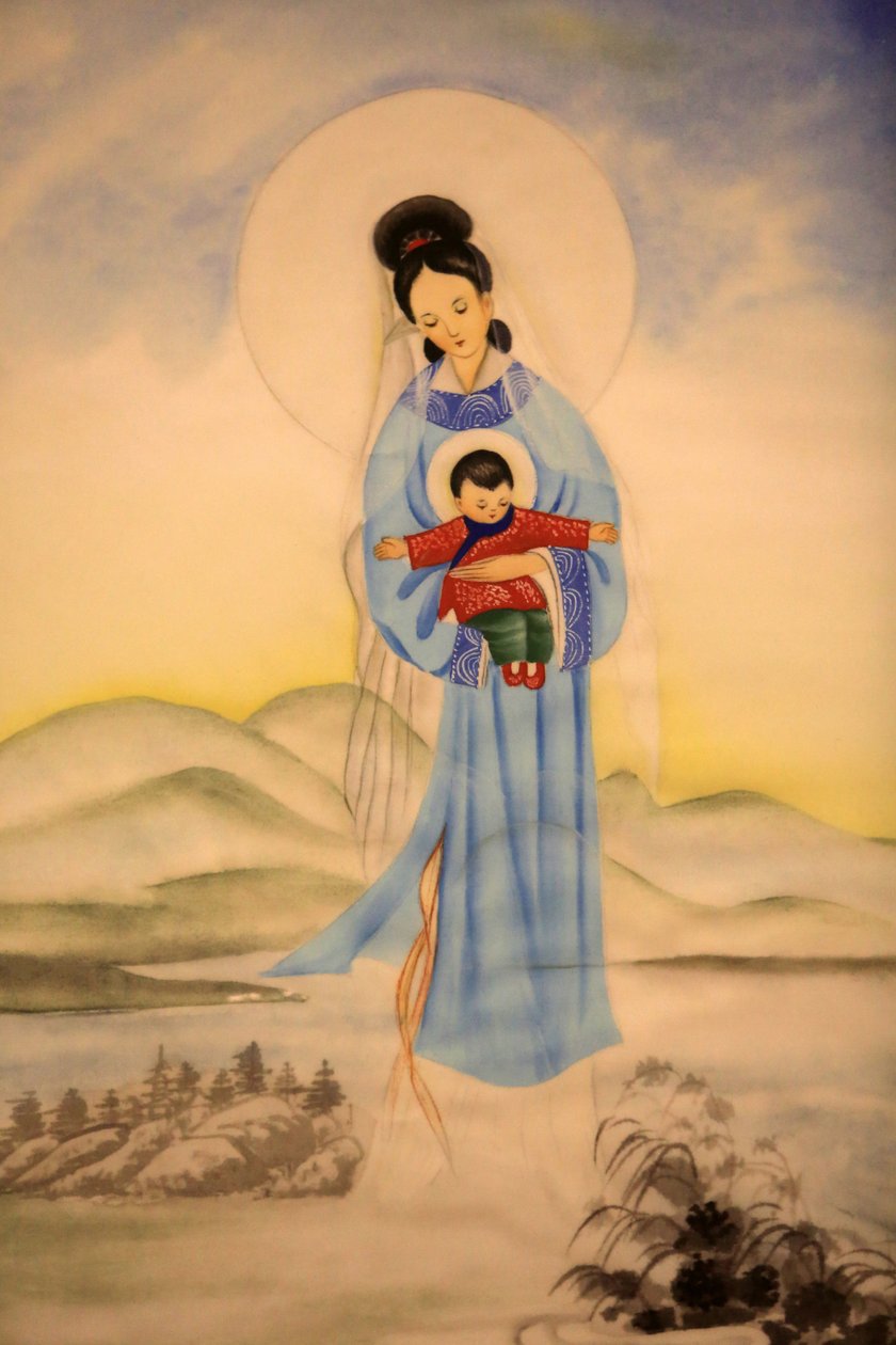 Our Lady of China. Crypt. Basilica of Notre-Dame de Fourviere. Lyon, Lyon, France 作者 不明