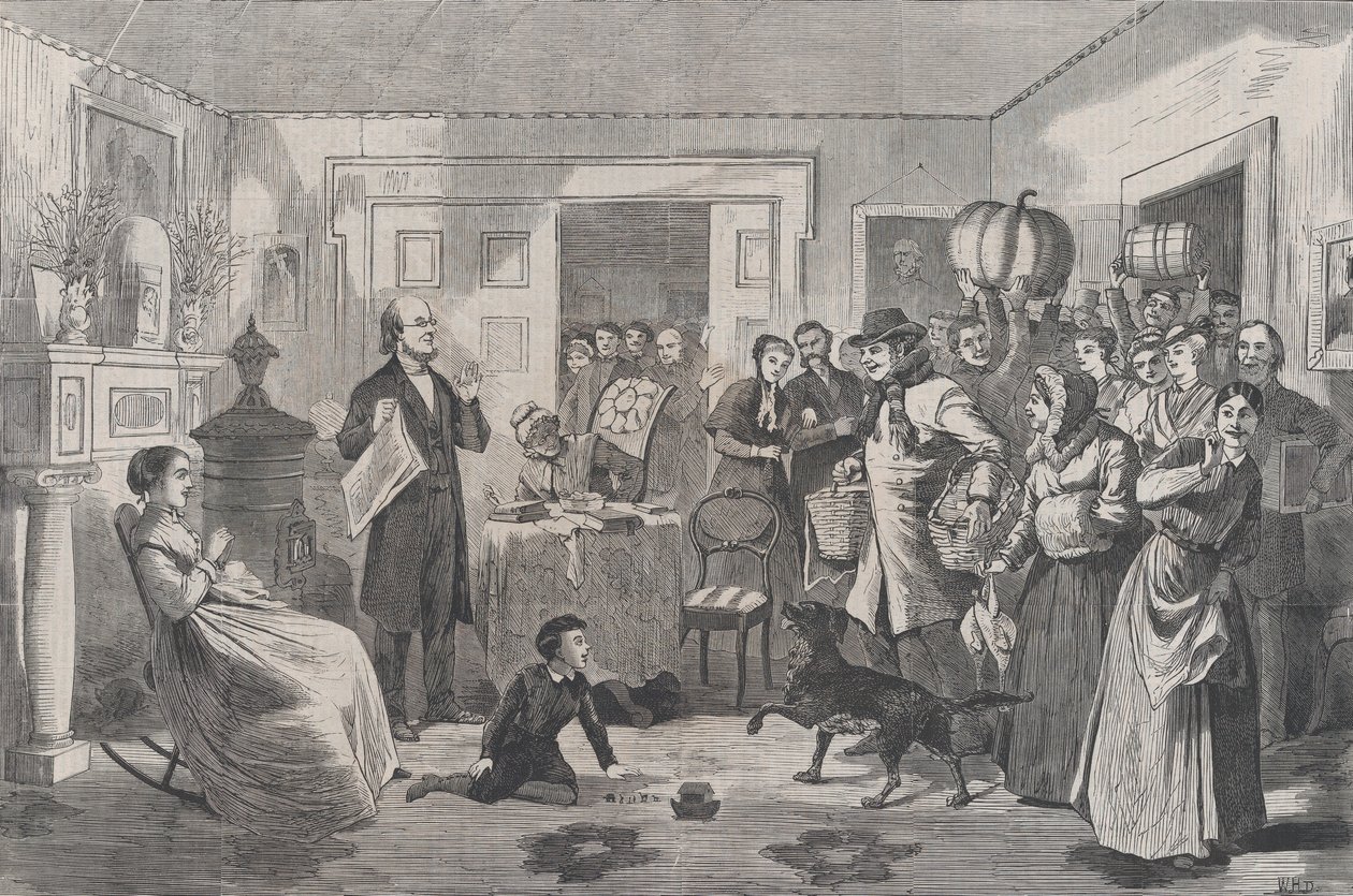 我们部长的捐赠党哈珀的巴扎尔，第一卷，1868年12月19日。 作者 不明