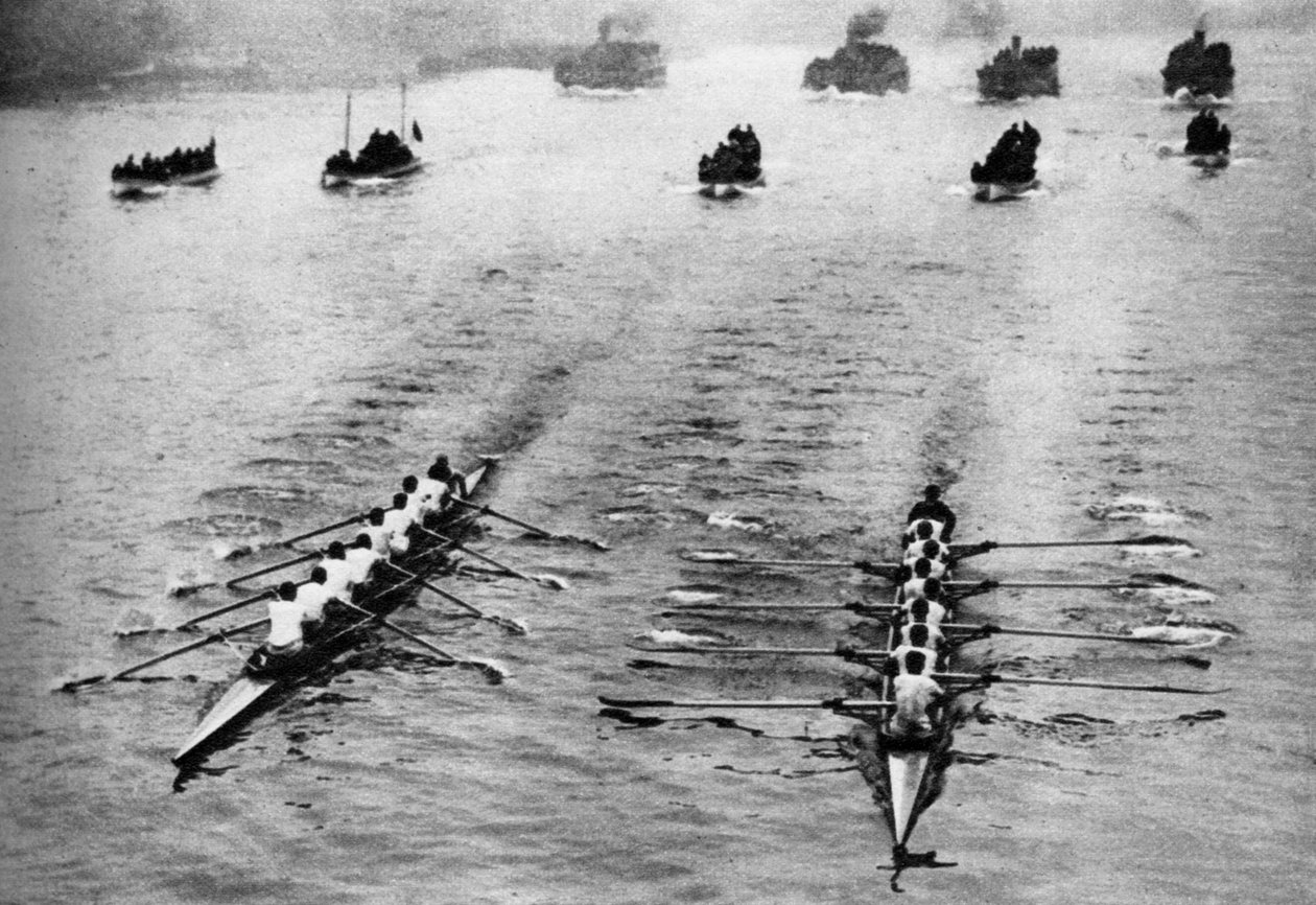 1926-1927年在伦敦举行的牛津与剑桥划船比赛 作者 不明