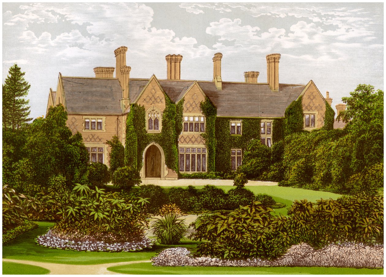 斯塔福德郡的史丹利山庄家庭所在地奥克斯利庄园（Oxley Manor），建于1880年 作者 不明