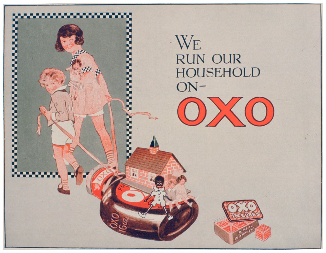 Oxo advert，1922年 作者 不明