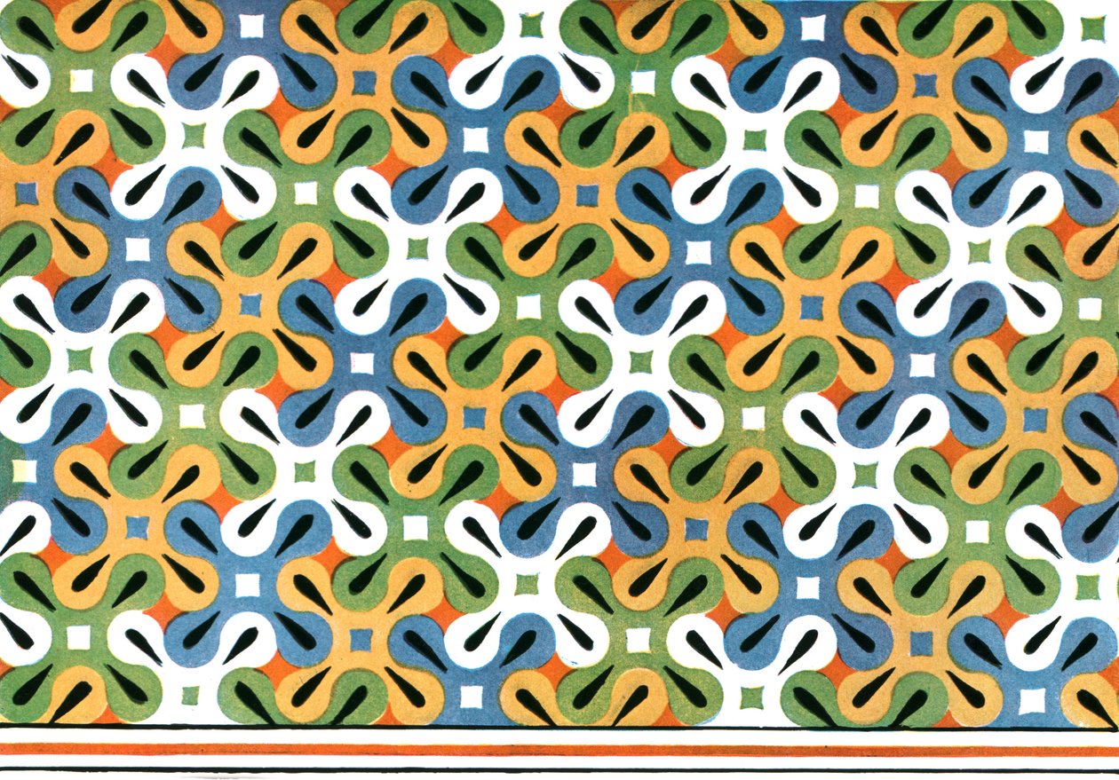 1928年，埃及底比斯，阿梅内姆赫特（Amenemhet）墓中的彩绘天花板。 作者 不明