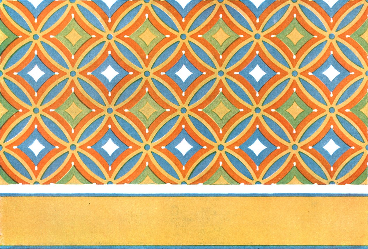 1928年，埃及底比斯，阿梅内姆赫特（Amenemhet）墓中的彩绘天花板。 作者 不明
