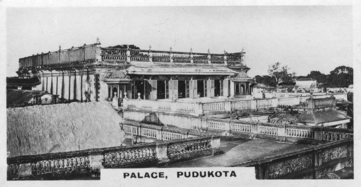 宫殿，Pudukottai，泰米尔纳德邦，印度，c1925 作者 不明