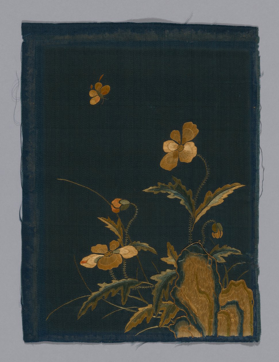板式家具织物，中国，康熙时期，清朝1644-1911年，180050。 作者 不明